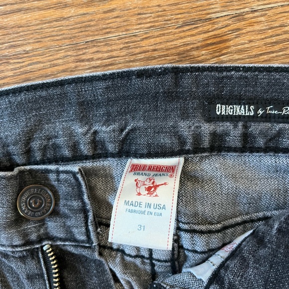Dark Grey Tru Religion Jeans - Picture 4 of 6